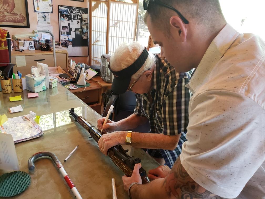 Signing 'The Rifle'