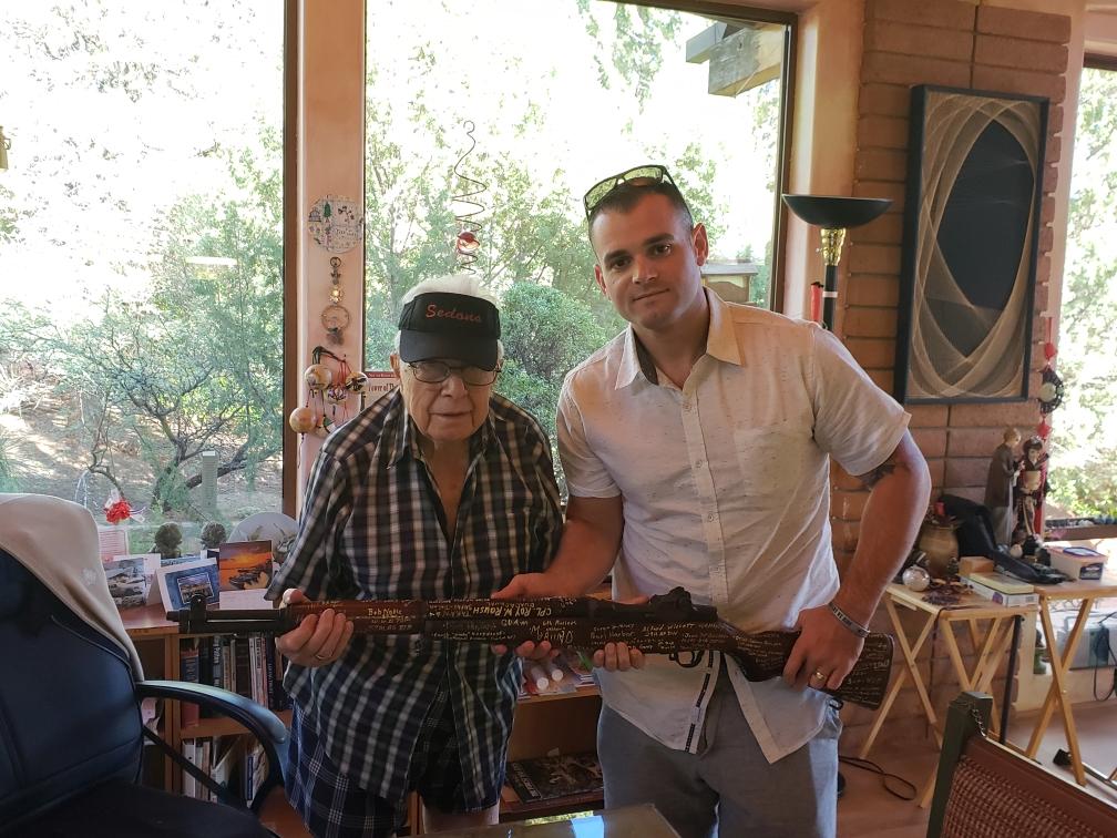 Holding 'The Rifle'